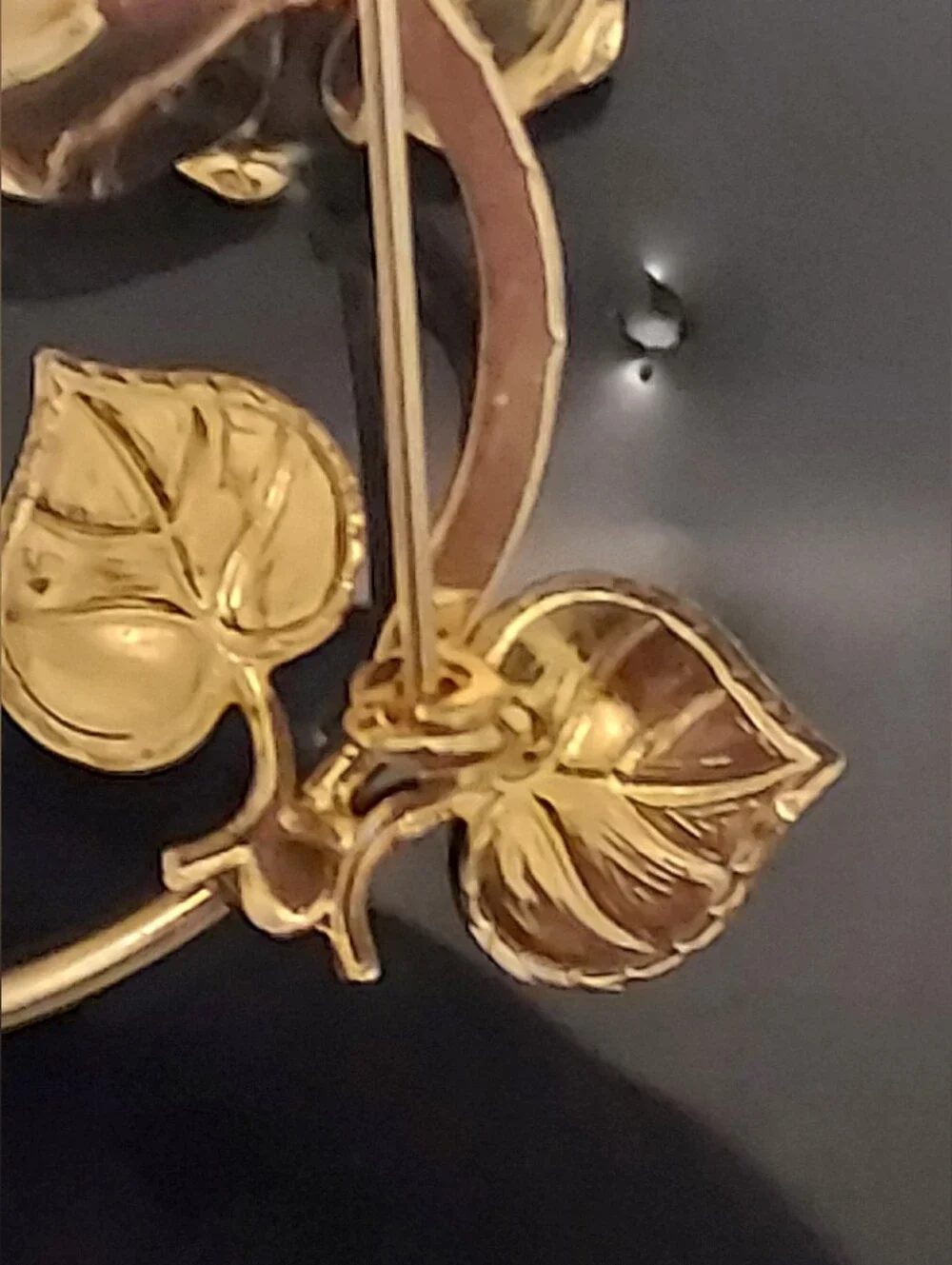 Gold Floral Pearl Brooch - Women's Fashion Accent